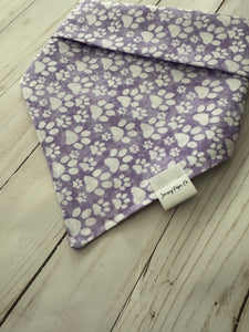 Pawtastic Purple Bandana