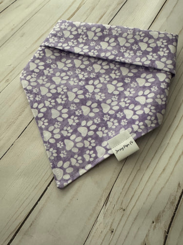 Pawtastic Purple Bandana